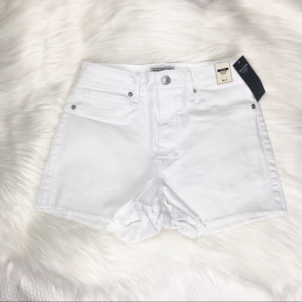NWT Abercrombie Simone High Rise Shorts - Picture 7 of 8